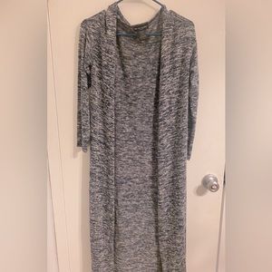 Navy Blue & white cardigan